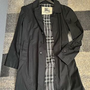 Black Burberry Mens Coat